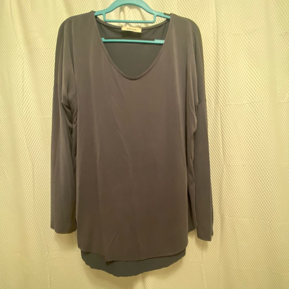 Chic Charcoal Women's Blouse